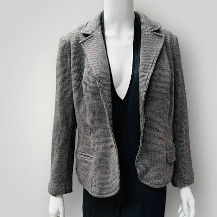 1960s European Vintage Wool Tweed Jacket