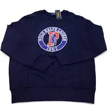 $138 Polo Ralph Lauren Mens Crewneck Polo Logo 1967 Sweatshirt, Navy, Medium