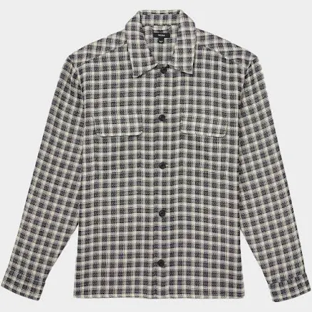 Reiss Men's Ribona Woven Check Twin Pocket Overshirt