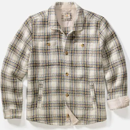 Marine Layer Men's Max Twill Plaid Overshirt