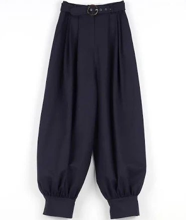 GAYEON Lee Baggy Wide-fit Twill Trousers