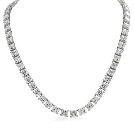 Swarovski Millenia Square Cut Zirconia Necklace
