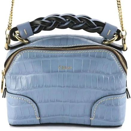 Chloe Women's Mini Daria Croc-Embossed Calf-skin Leather Crossbody Bag