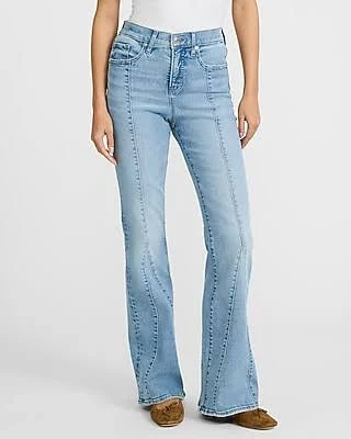 Express Women's High Waisted '70s Flare Jeans