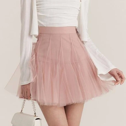 GRACE U Etoile Banding Sha Mini Skirt