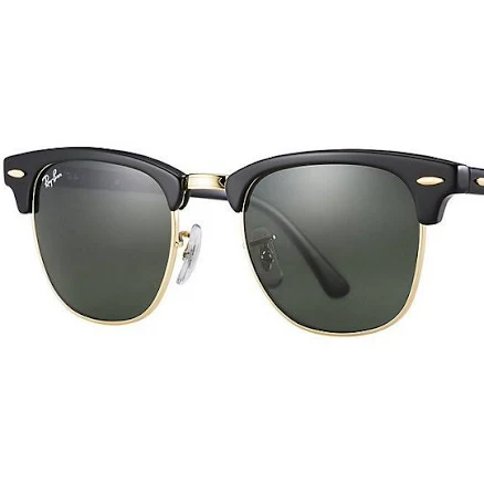 Ray-Ban Clubmaster Sunglasses Black/Grey - Case Sunglasses at Academy Sports
