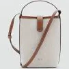 MANGO Canvas Crossbody Phone Bag