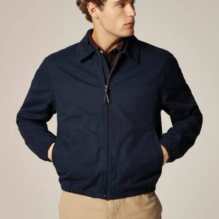 J.Crew Men's Cotton twill Harrington Jacket
