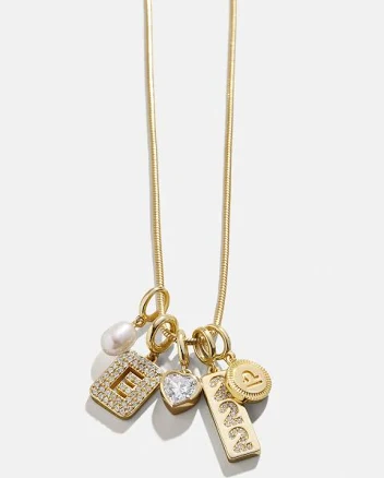 BaubleBar Cluster Charm Necklace