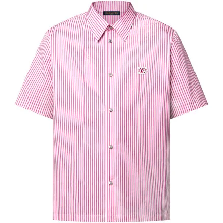 Louis Vuitton Monogram Striped Short-sleeved Shirt