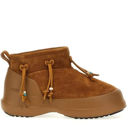 Moon Boot Luna Low Suede Boots with Beads