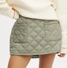 Women Cotton On Body Rhythm Quilted Puffer Mini Skirt