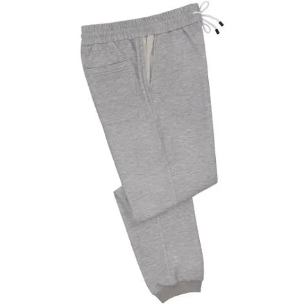 Kiton | Logo-Embroidered Jersey Sweatpants in Light Grey | SARTALE