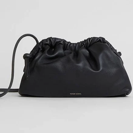 Mansur Gavriel Mini Cloud Gathered Leather Clutch