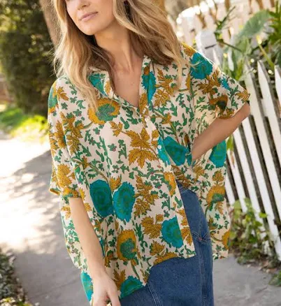 Kelly Oversized Cotton Button Down