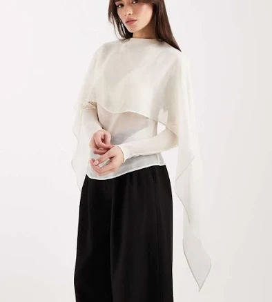 ASOS Chiffon Scarf Blouse