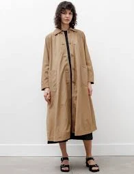 Isabelle Coat Crepey Sand