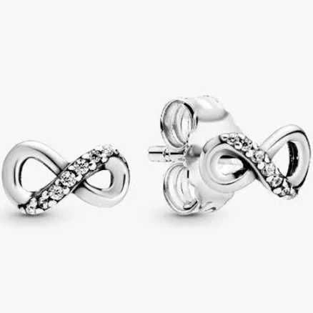 Pandora Sparkling Infinity Stud Earrings