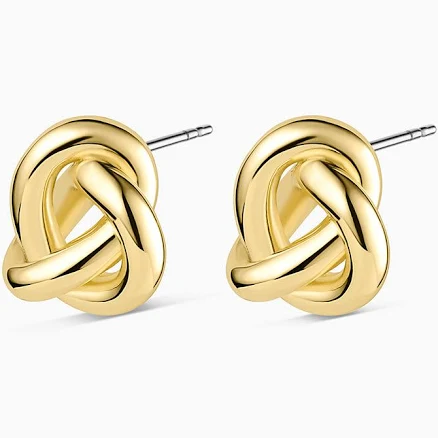 GORJANA Women's 18k Gold Infinity Knot Stud Earrings