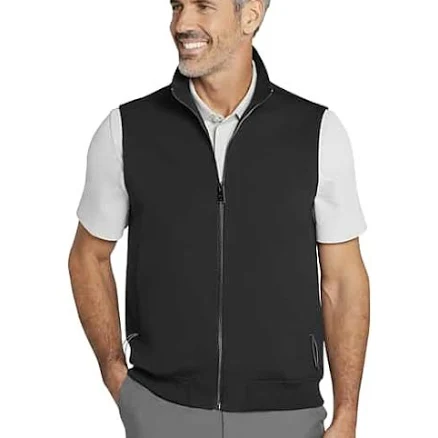 Awearness Kenneth Cole Big & Tall Modern Fit Performance Full Zip Vest