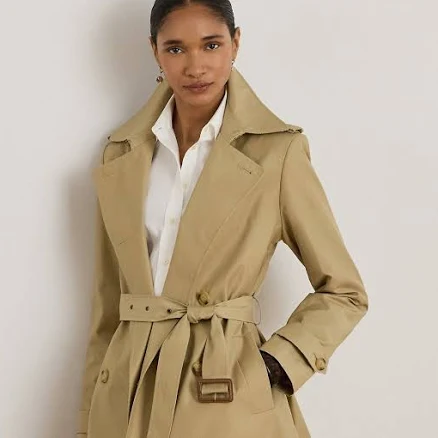 Ralph Lauren Women's Belted Trench Coat