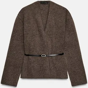 Zara Wool Belted JacketZara Wool Belted Jacket