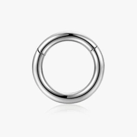 Titanium 16 Gauge Clicker Hoops