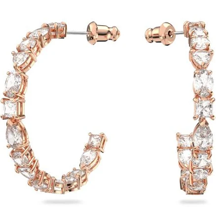 Swarovski Tennis Deluxe Mixed Hoop Earrings