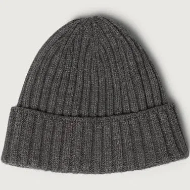 OAK + FORT Classic Ribbed Knit Beanie