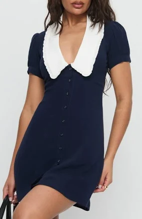 Princess Polly Fabiola Collared Minidress
