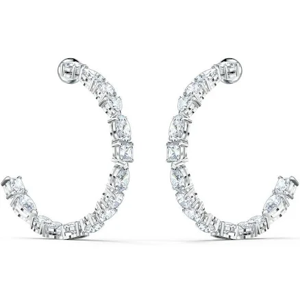Tennis Deluxe Hoop Pierced Earrings