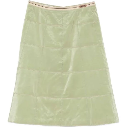 CHANEL 2000s Quilted Midi Skirt