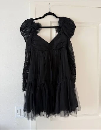 Zimmermann Ruched Tulle Mini Dress