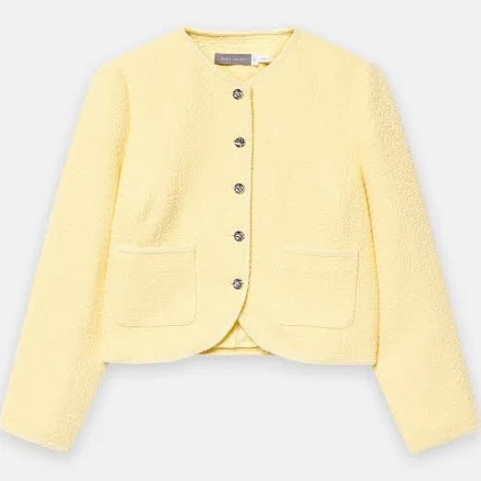 Mint Velvet Boucle Cotton Blend Jacket