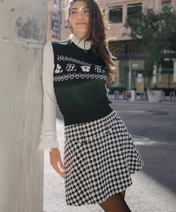 Jacquard Knit Vest
