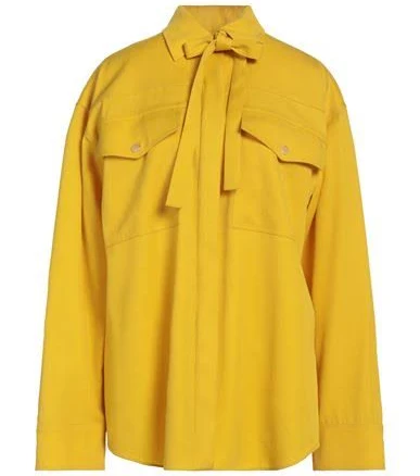Jil Sander Wool gabardine Shirt - Yellow