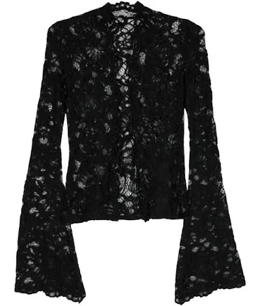 Manuri Sally Lace Blouse - Black