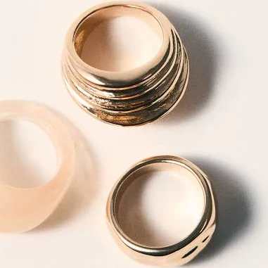 H&M Ladies 3-Pack Chunky Rings