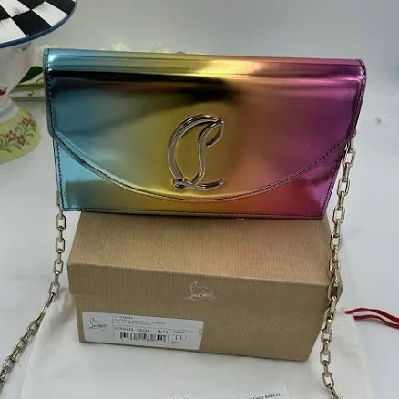 Women's Christian Louboutin Loubi 54 Crossbody Bag In Iridescent
