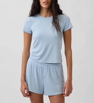 Gap Women's Mini Rib Pj T-Shirt