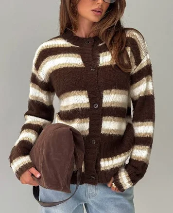 Princess Polly Fluffy Knit Cardigan