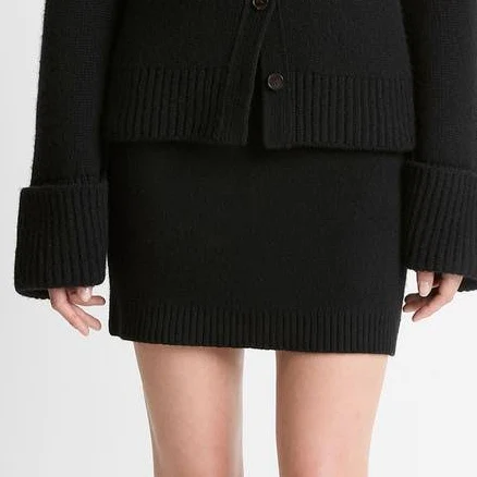 Vince Women's Double-Face Wool Blend Mini Skirt