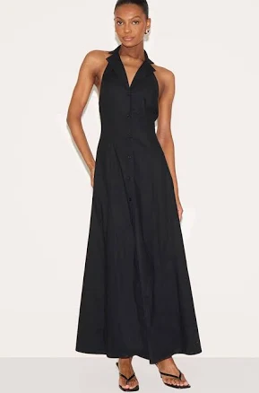 PrettyLittleThing Women's Floral Button Down Collar Maxi Dress