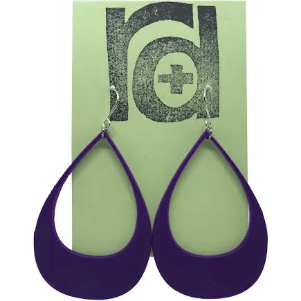R+D 3D Printed Hoop Earrings