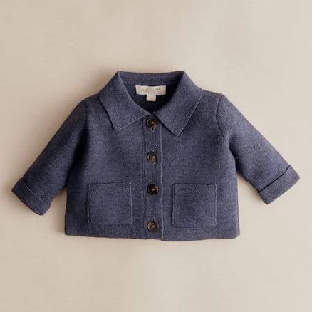 Betty Cardigan - Mottled Blue