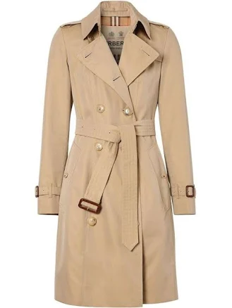 Burberry Women's Chelsea Heritage Double-Breasted Trench Coat