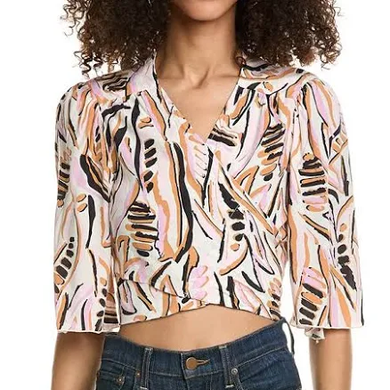 Ba&sh Women's Tonka Wrap Crop Top