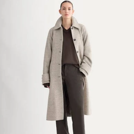 Everlane Italian Belted Wool Overcoat