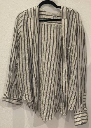 Loewe Linen Hooded Striped Shirt Paula’s Ibiza Luxury Summer