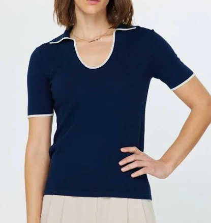 NYLAND Dion U-Neck Polo Sweater